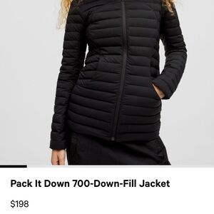 Pack It Down Black 700-Down-Fill Jacket